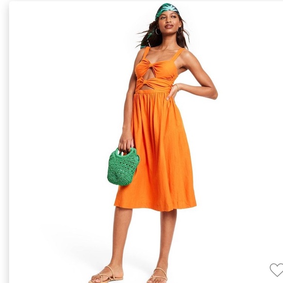 Fe Noel x Target double cut out midi dress - Picture 2 of 3